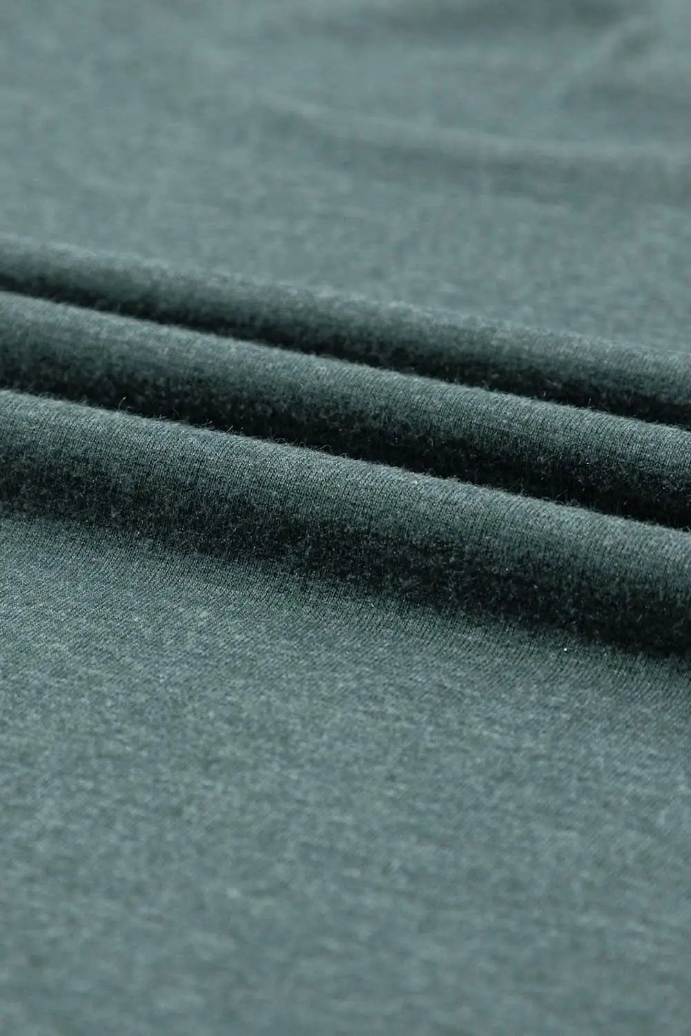 Mist Green Fashion Petal Sleeve V Neck T Shirt - Love Salve